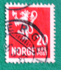 Норвегия 1940 Лев Sc#196 Used