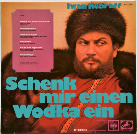 Iwan Rebroff & Tatjana Iwanow "Schenk Mir Einen Wodka Ein" 1969/1970 Lp 