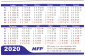 Календарик на 2020 год MFP Чехия - вид 1