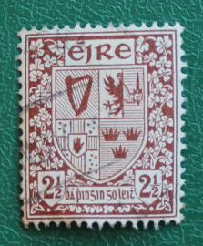 Ирландия 1941 Щит Герб Sc# 110 Used