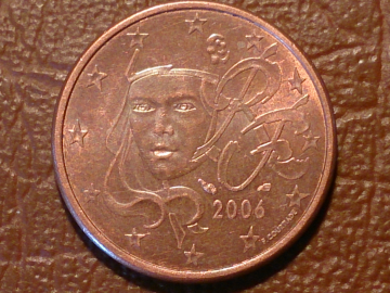 Франция 5 евроцентов, евро центов, 2006 год
