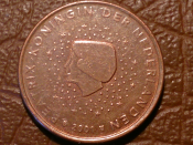 Нидерланды, 5 евроцентов, евро центов, центов, 2001 год