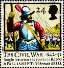 Великобритания 1992 год . 350-летие гражданской войны . 24 p . Каталог 0,80 €. (1)