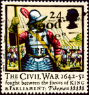 Великобритания 1992 год . 350-летие гражданской войны . 24 p . Каталог 0,80 €. (2)