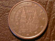 Испания, 5 Евро центов, евроцентов, центов, 2003 год