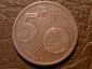Германия 5 Евро центов, евроцентов, центов (5 cent) 2002 года, G  - вид 1