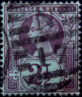 Великобритания 1887 год . Королева Виктория . 2,5 p. Каталог 5 £ . (12)