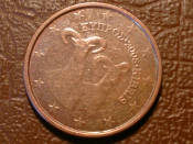 Кипр 5 евроцентов, евро центов, центов, 2008 год ;    _3_