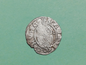Монета Денарий 1600 год Венгрия Серебро Оригинал