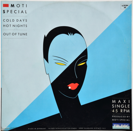 Moti Special "Cold Days, Hot Nights" 1984 Maxi Single Green Vinyl  