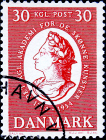 Дания 1954 год . Академия изящных искусств . 30 эре . Каталог 0,50 €. 