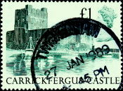 Великобритания 1988 год . Замок Каррикфергюс . 1 f . Каталог 1,0 €.