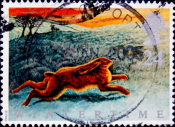 Великобритания 1992 год . Европейский Заяц (Lepus europaeus) . Каталог 0,9 €. (5) 