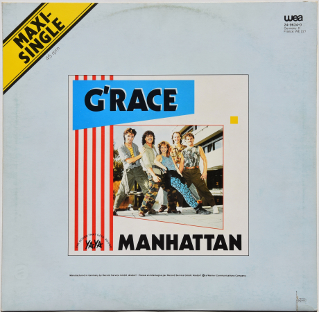 G'race "Manhattan" 1983 Maxi Single  