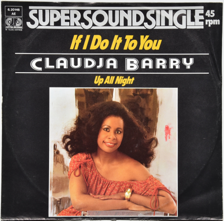Claudja Barry "If I Do It To You" 1982 Maxi Single  