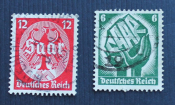 Германия 1934 Саарский плебисцит Sc#444, 445 Used