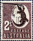 Австралия 1956 год . Искусство аборигенов-Крокодил Джонстона . Каталог 0,80 €. (4)