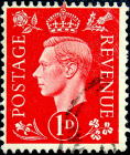 Великобритания 1938 год . Король Георг VI . 1 p . Каталог 5,0 €.