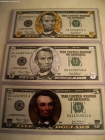 Набор из 3-х банкнот США,5 долларов,оч. редкие