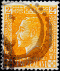 Новая Зеландия 1925 год . Король Георг V . 2 p . Каталог 0,60 €.