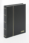 Lindner. Кляссер ELEGANT LEDER (натуральная кожа), 60 чёрных страниц (1185L)