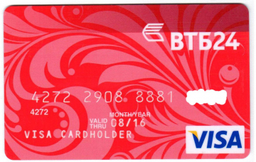 Банк ВТБ24 Visa 2010
