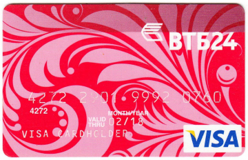 Банк ВТБ24 Visa 2012