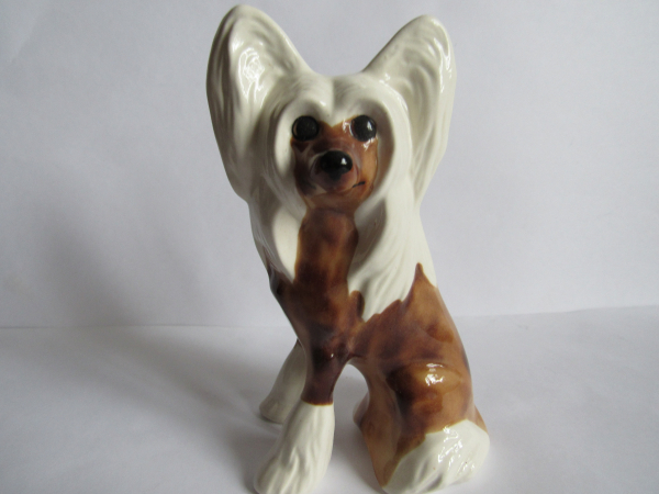 Китайская хохлатая собака ,авторская керамика,Вербилки