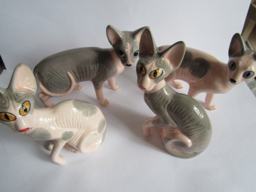 Кот сфинкс ,авторская керамика,Вербилки