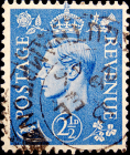 Великобритания 1941 год . Король Георг VI . 2,5 p . (1)