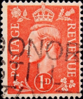 Великобритания 1941 год . Король Георг VI . 1 p . (2)