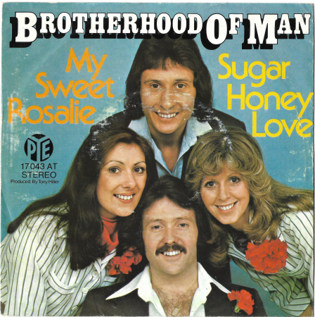 Brotherhood Of Man "My Sweet Rosalie" 1976 Single  