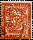 Италия 1863 год . Стандарт . Каталог 3,25 £. (1)