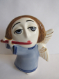Ангел с флейтой,авторская керамика,Вербилки .роспись - вид 5