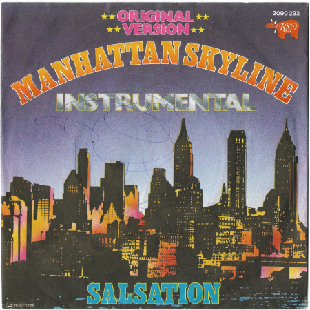 Manhattan Skyline "Salsation" (From OST Saturday Night Fever) 1978 Single  