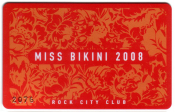 Клубная карта Rock city club Miss Bikini