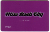 Клубная карта Rock city club Miss Rock city