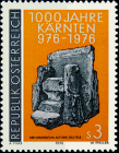 Австрия 1976 год . Кресло Герцога на Zollfeld 3 s. Каталог 1,0 £.