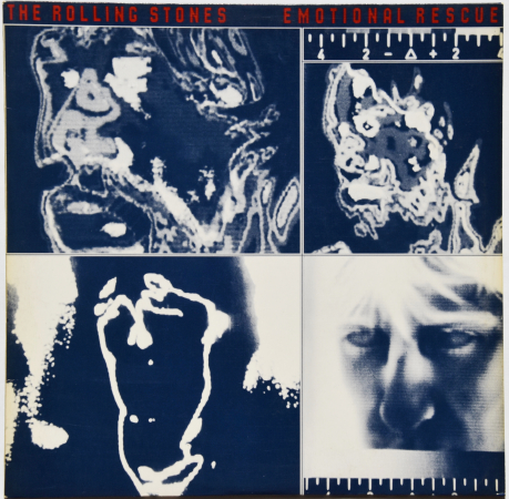 The Rolling Stones "Emotional Rescue" 1980 Lp + Poster  