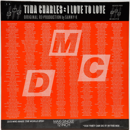 Tina Charles "I Love To Love" 1987 Maxi Single 