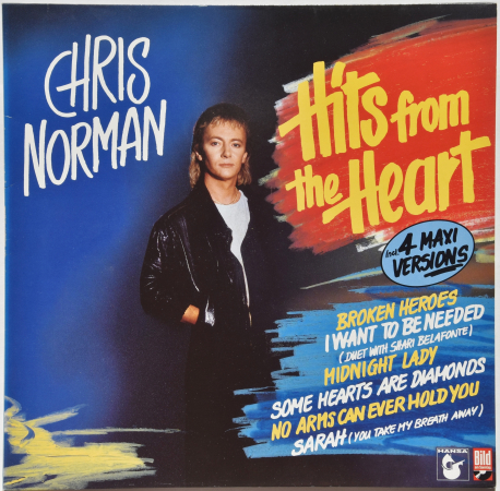 Chris Norman (ex.Smokie) "Hits From The Heart" 1988 Lp  
