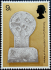 Великобритания 1969 год . Кельтский Крест , Аббатство Маргам 9 p . (2)