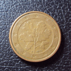 Германия 1 евроцент 2002 a год.
