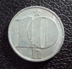 Чехословакия 10 геллеров 1977 год.