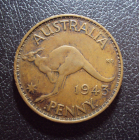 Австралия 1 пенни 1943 I год.