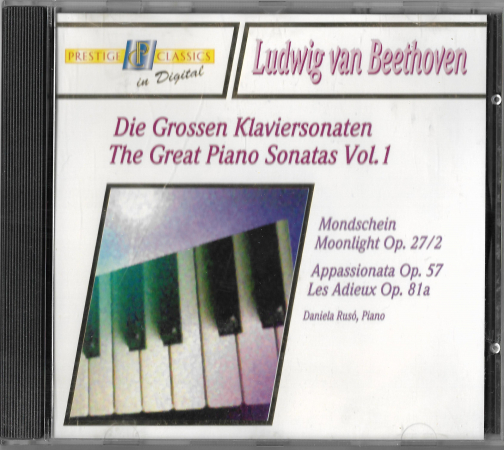 Ludwig Van Beethoven "The Great Piano Sonatas Vol.1" 1996 CD  