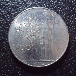 Италия 100 лир 1976 год.