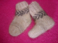 Детские носочки из собачьего пуха Самоеда и Тибетского мастифа - вид 1