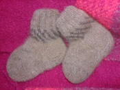 Детские носочки из собачьего пуха Акита Ину