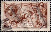 Великобритания 1915 год . Король Георг V - Морские Коньки . Каталог 225,0 £ . (4)